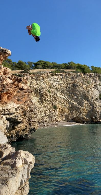 saltos de acantilado Ibiza